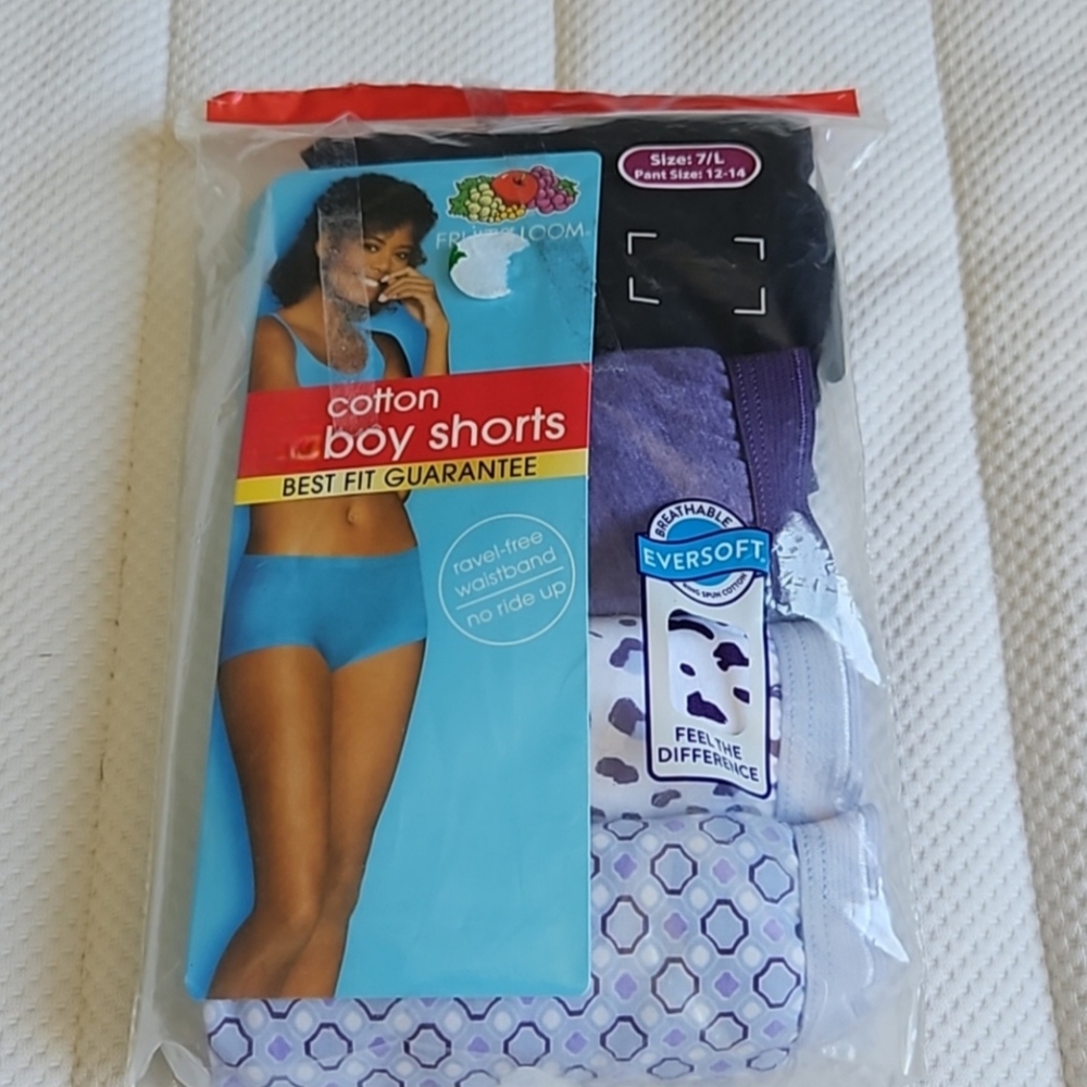 Fruit of the Loom Cotton Underwear Set Of 4 Size 12 To 14